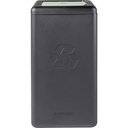 Afvalbak Voor Kringloopmateriaal BrickBin Met Deksel, Inhoud 65 L, Zwart/groen