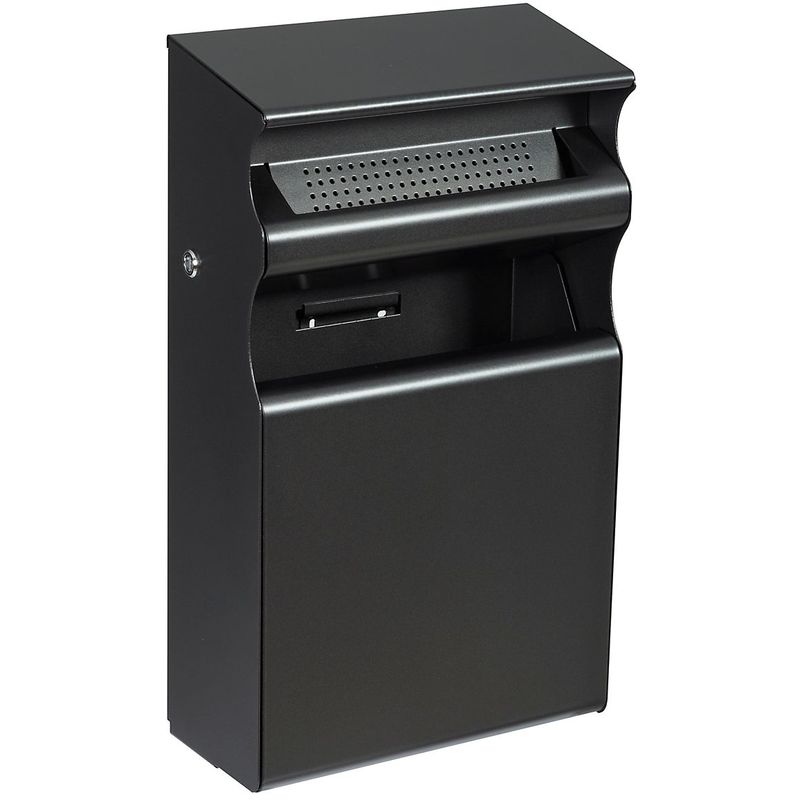 Cendrier/Corbeille mural KOPA 2L/15L Gris Manganèse