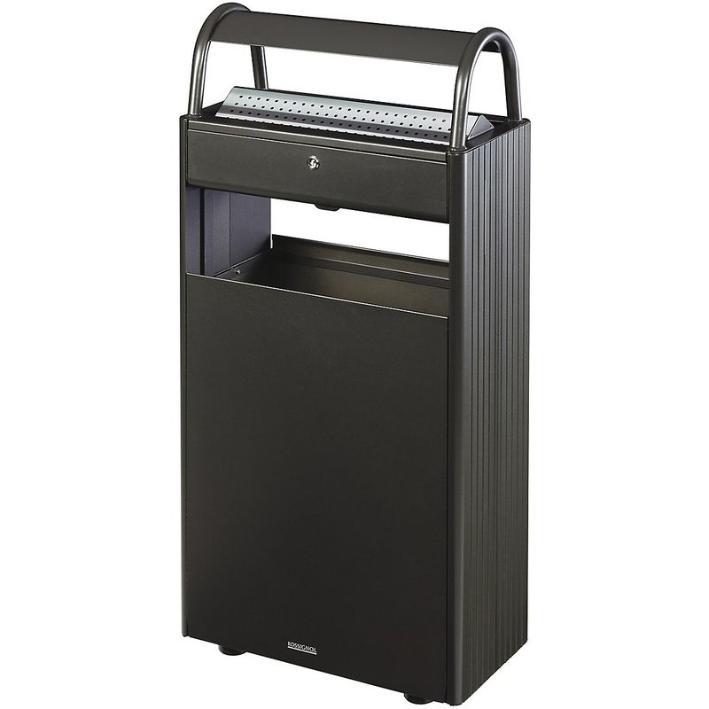 Cendrier/Corbeille sur pied KOPA 12L/60L Gris Manganèse