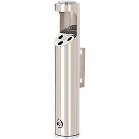 [31659968] Cendrier mural rond inox poli, V-Part