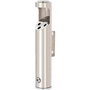 Cendrier mural rond inox poli, V-Part