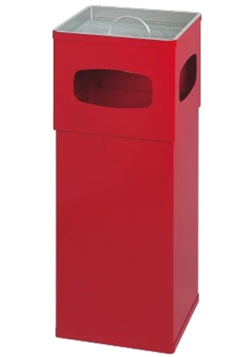 [31004423] Cendrier-corbeille aluminium, DutchDesign (Rouge)