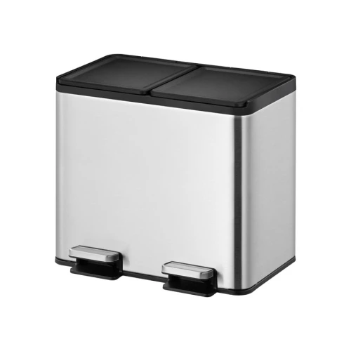 [31191963] Poubelle à pédale tri sélectif Essential splitted 10+10L, EKO