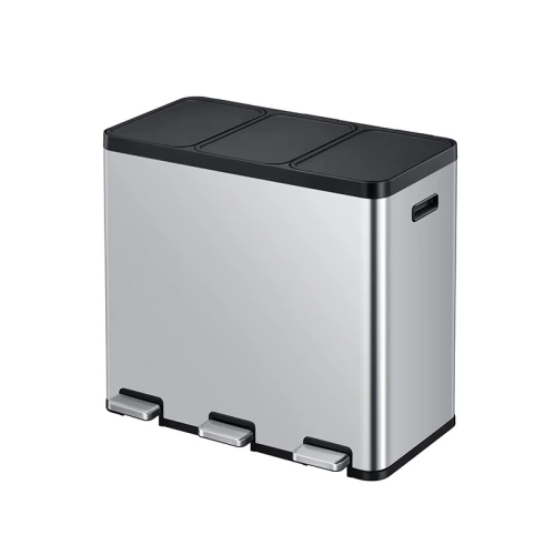 [31200214] Poubelle à pédale tri sélectif Essential 1 20+20+20L, EKO