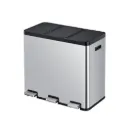 Poubelle à pédale tri sélectif Essential 1 20+20+20L, EKO