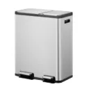 Poubelle à pédale tri sélectif EcoCasa 1 30+20L, EKO