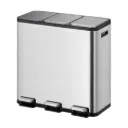 Poubelle à pédale tri sélectif EcoCasa 1 15+15+15L, EKO