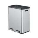 Poubelle à pédale tri sélectif Essential 1 30+30L, EKO