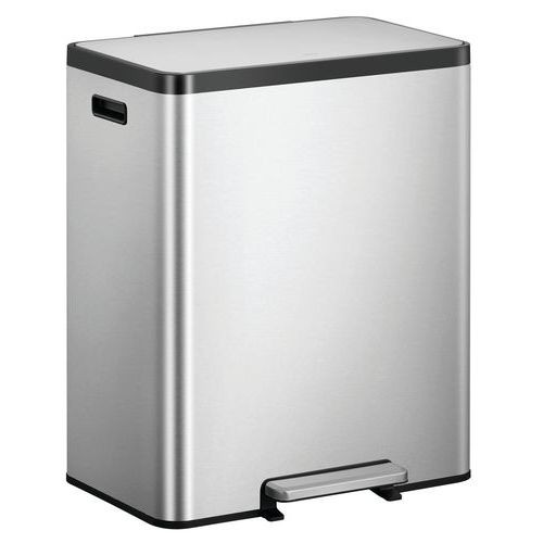 [31192021] Poubelle à pédale tri sélectif EcoCasa 2 30+30L, EKO