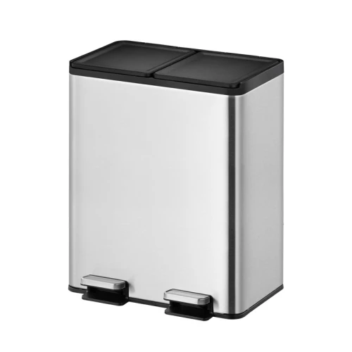 [31191994] Poubelle à pédale tri sélectif Essential splitted 20+20L, EKO