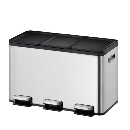 [31191970] Poubelle à pédale tri sélectif Essential splitted 10+10+10L, EKO