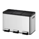 Poubelle à pédale tri sélectif Essential splitted 10+10+10L, EKO