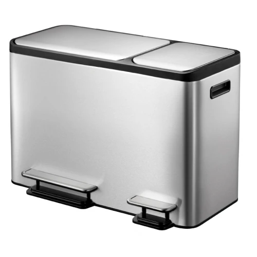 [31193653] Poubelle à pédale tri sélectif EcoCasa 24+12L, EKO