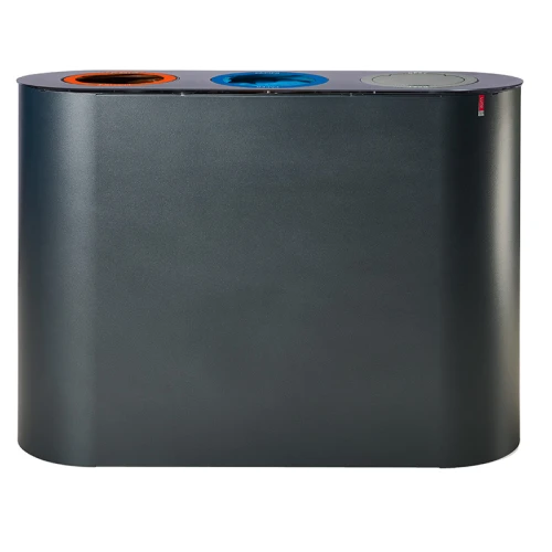 [63119983] Station de tri sélectif Split 3 flux (Anthracite)