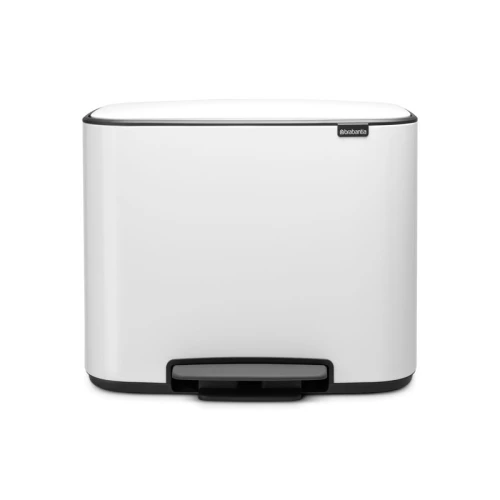 [55121005] Poubelle à pédale Bo 3x11L, Brabantia (Blanc)