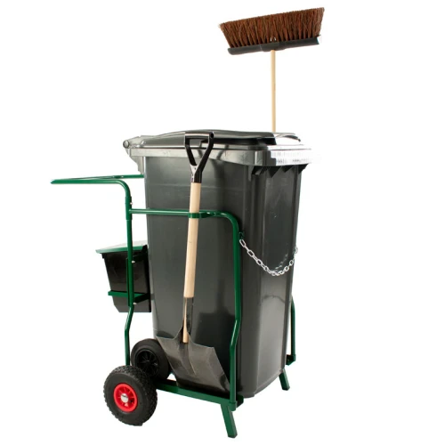 [31006106] Chariot d'entretien complet 1 conteneur 240L et accessoires, V-Part