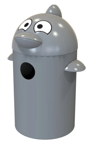 [31061891] Poubelle Buddy 55L Dauphin, V-Part