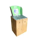 Le DropPit - Socle en bois de mélèze, The DropPit - bois