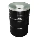 Poubelle 200 litres avec couvercle ignifuge, The BinBin - noir